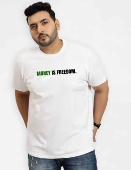 Money Is Freedom T-shirt for Men