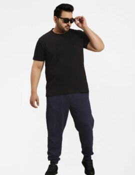 Black Plain T-shirt for Men