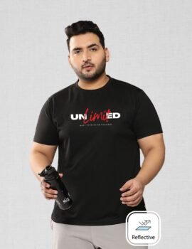 UNLIMITED Printed Sport Gym T-shirt For Men (3XL-7XL)