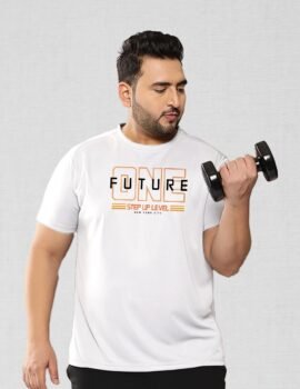 One Future Printed Sport Gym T-shirt For Men (3XL-7XL)