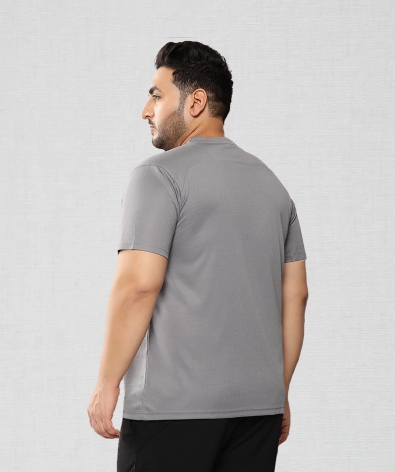 Plain Grey Sport gym T-shirt
