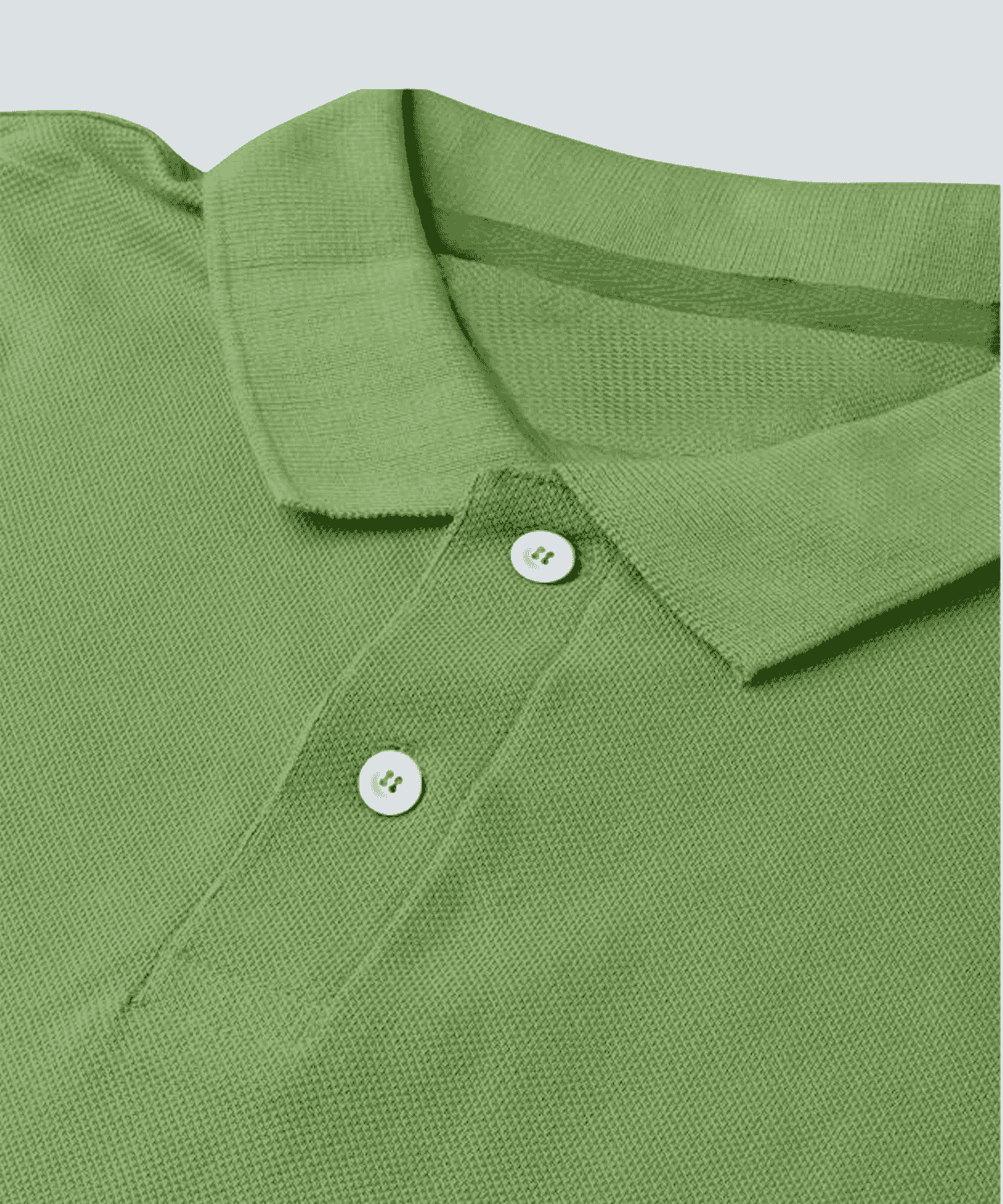 Solid Men Polo Neck Light Green T-Shirt