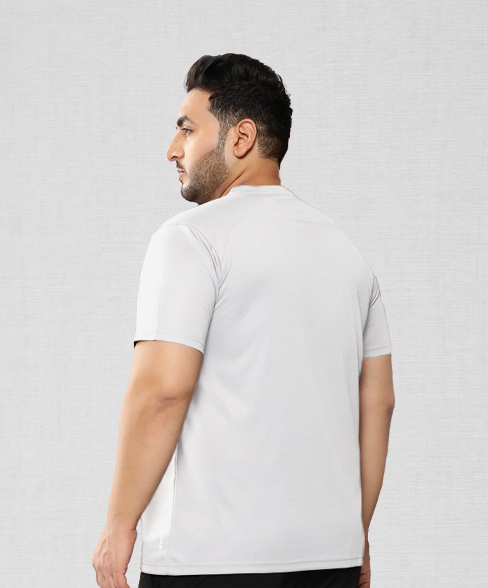 Plain White Sport gym T-shirt