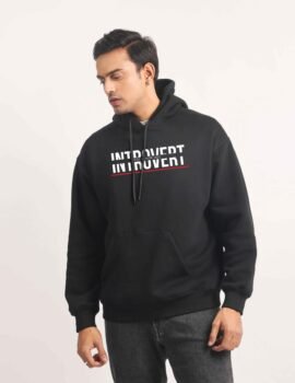 Printed Stylish Introvert Hoodie for Men