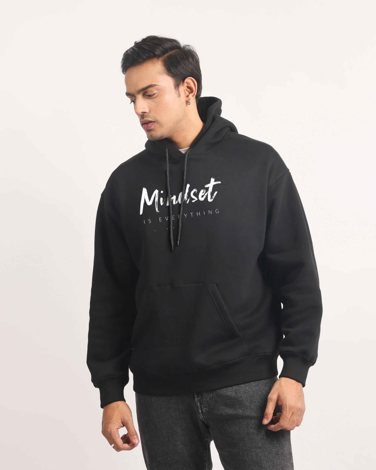 Printed Stylish Mindset Hoodie for Men