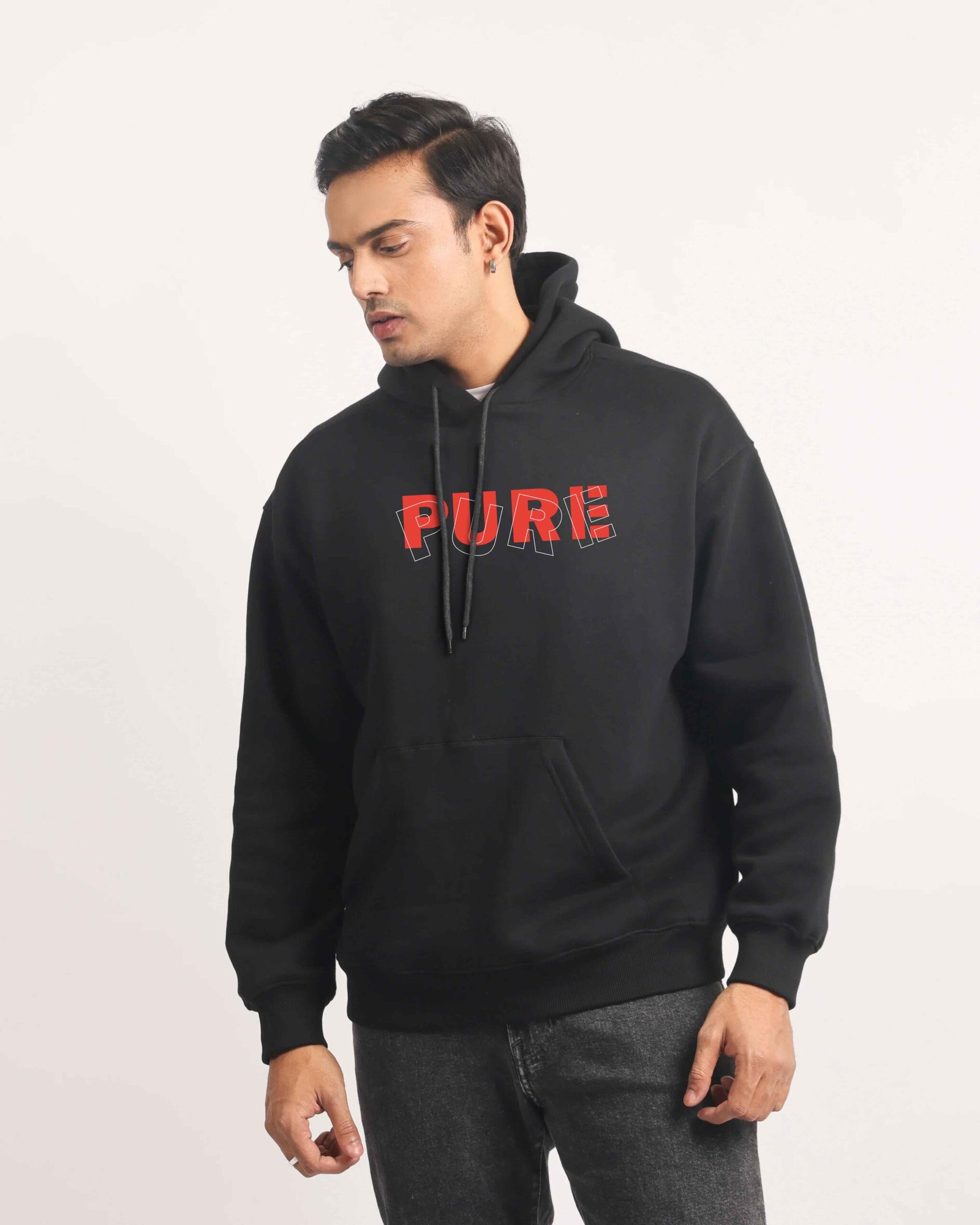 Printed Stylish Pure Hoodie for Men