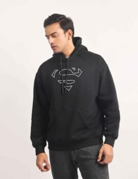 Printed Stylish Supermen Hoodie for Men