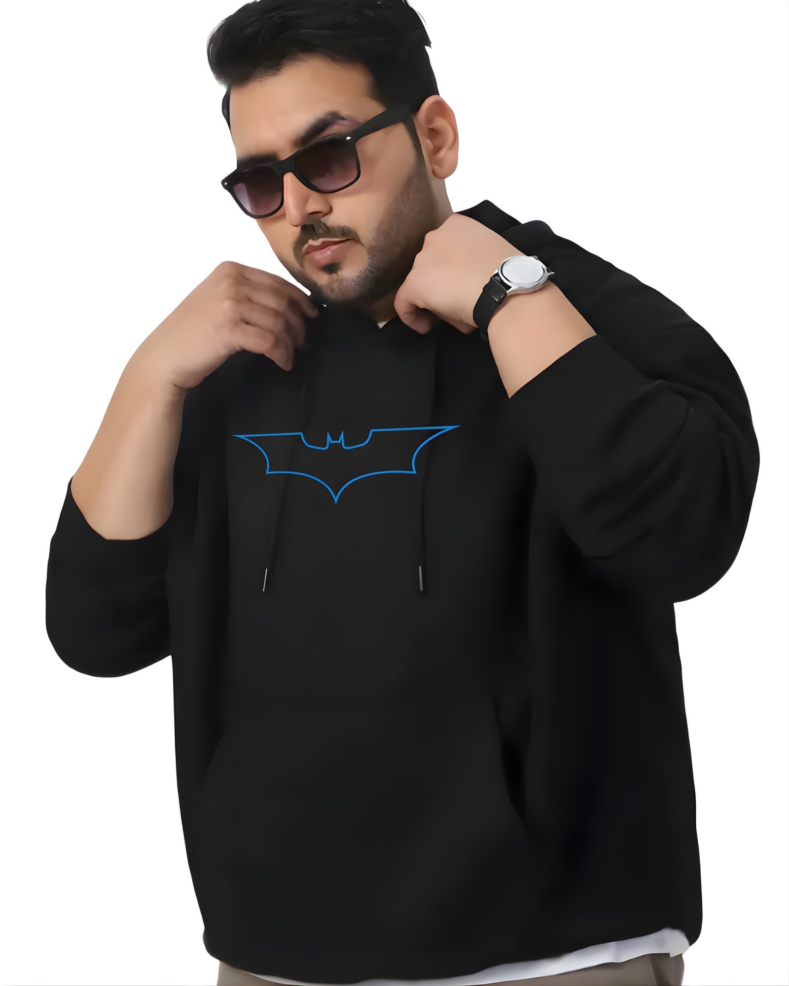 Batman Design Stylish Plus Size Hoodie