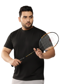 Men’s Premium Polyester Oversized T-Shirt | Solid Casual Sportswear | Plus Size 2XL–7XL