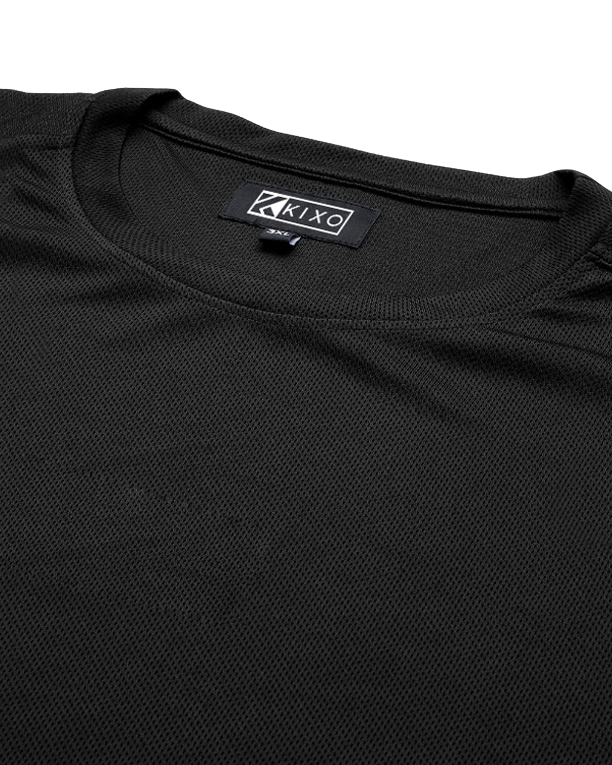 Black sport plain tshirt kixo plus 3