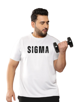 SIGMA | Men’s Premium Polyester T-Shirt | Quick Dry Stretch Tee