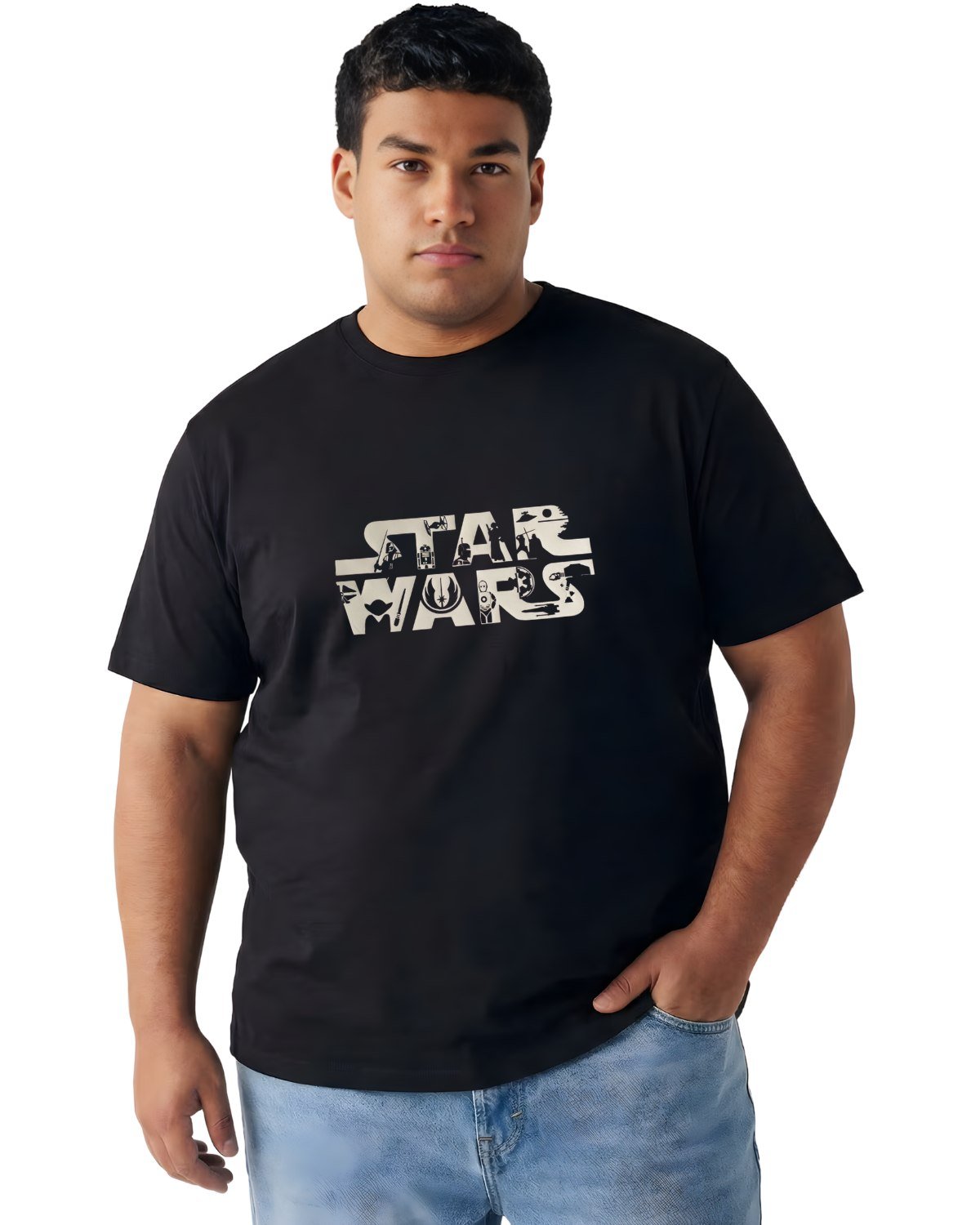 Star war design printed balck 1