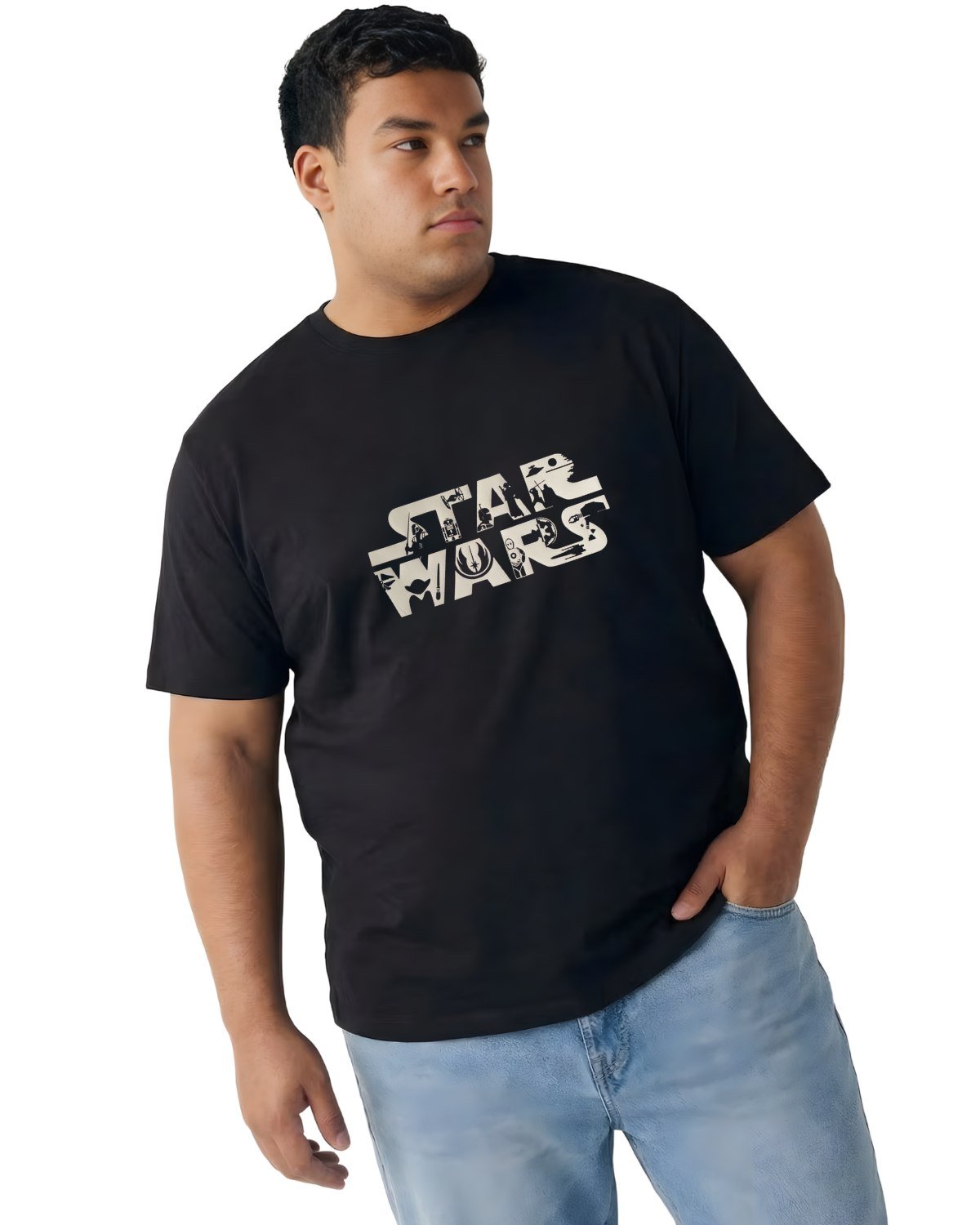 Star war design printed balck 3