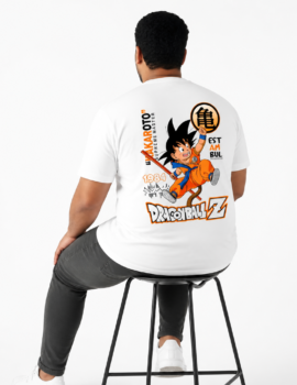 Dragon Ball Z Kids‑Goku Graphic Tee — Plus Size 2XL–7XL