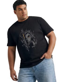 Flame Samurai Graphic Tee — Men’s Classic Fit 2XL-7XL